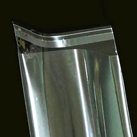 Transparent OPP Plastic Packaging Film 11x15+4cm (200 Sheets) Plastic Bag