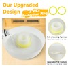 Upgraded Rapid Bee Top Feeder with Anti-Drowning Sponge Rings, Round