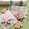 Self Adhesive Cookie Bags Cellophane Treat Bags, Searik Resealable Plastic