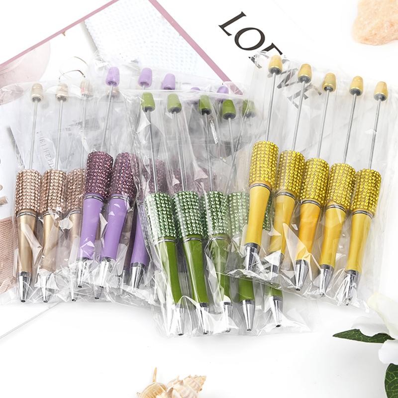 【P2】 (Pen has GAP on wrap) Qty 5 Standard Rhinestone