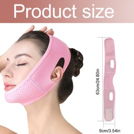 V Gesichtsmasken, Wiederverwendbare V-Linienmask, V-förmiges Kinn Gesichtsstraffungsband, Doppelkinn Entferner Lifting-Maske, für Doppelkinn und schlaffe Gesichtshaut
