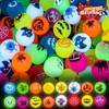 Tiaxidex 72PCS Halloween Party Favors, Bouncy Balls, Glow In The