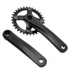 laffoonparts Mountain Bike Single Speed Square Taper Crankset 170mm Cranksets