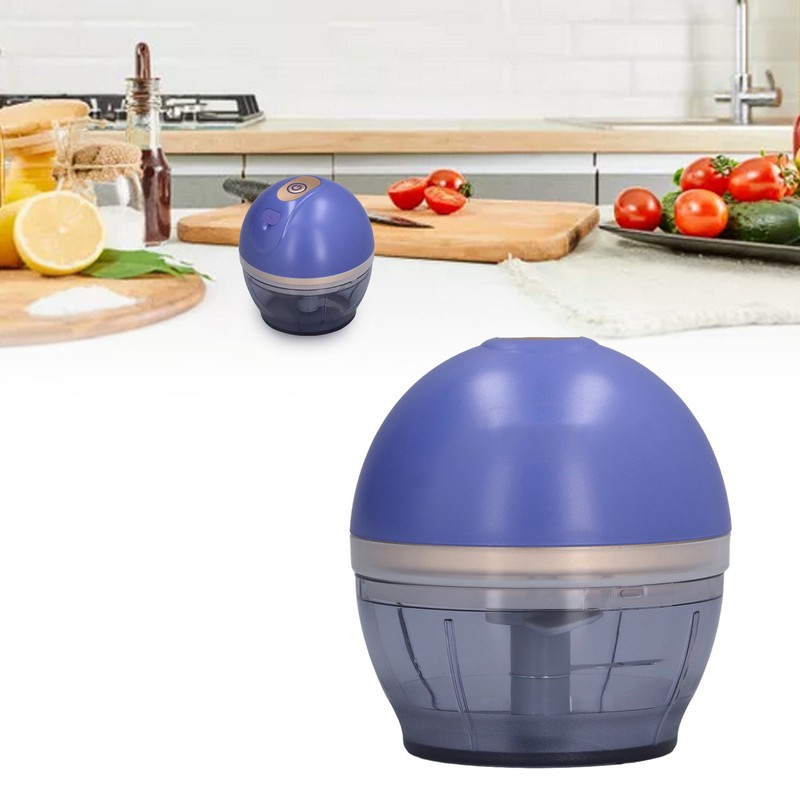 Electric Chopper Household Small Portable Cordless Design Waterproof Button USB