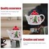 Cabilock 3D Ceramic Christmas Jug Coffee Tea: Retro Large Coffee