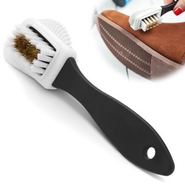 Suede Shoe Cleaning Kit, Suede Cleaning Brush, Suede & Nubuck 4-Way Leather Brush Cleaner, Multifunctional Suede Eraser for Easy Stain Removal, Shoe Brush for Suede, Nubuck Shoe, Boot and Bag Care
