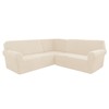 RTEY Corner Sofa Cover, Soft Thick Stretch L-shape Sectional Couch