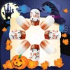 Fall Leaves Press on Nails 24 Pcs Medium Square Thanksgiving