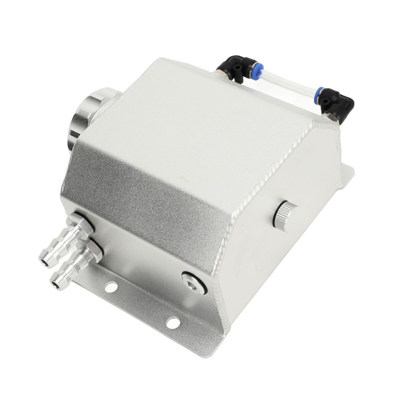 Universal Engine Coolant Expansion Tank 1L Aluminum Alloy Overflow Reservoir