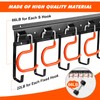 TVKB 34'' All Metal Garden Tool Organizer Adjustable Garage Tool