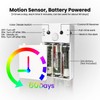 3.3FT Motion Sensor LED Strip Lights with Remote/4Mode, RGB &