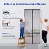 MARZSEFLO Cortina Magnética De Malla Mosquitero Para Puerta-mosquitero