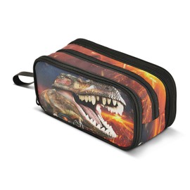 3D Dinosaur Pencil Case Large Capacity Pencil Pouch Box Kids Adults Pen Organizer Bag for Boys Girls Women Men School Office Supplies