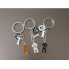 bbeart® Dog Keyring Keychain, Key Ring Made of Small Dog