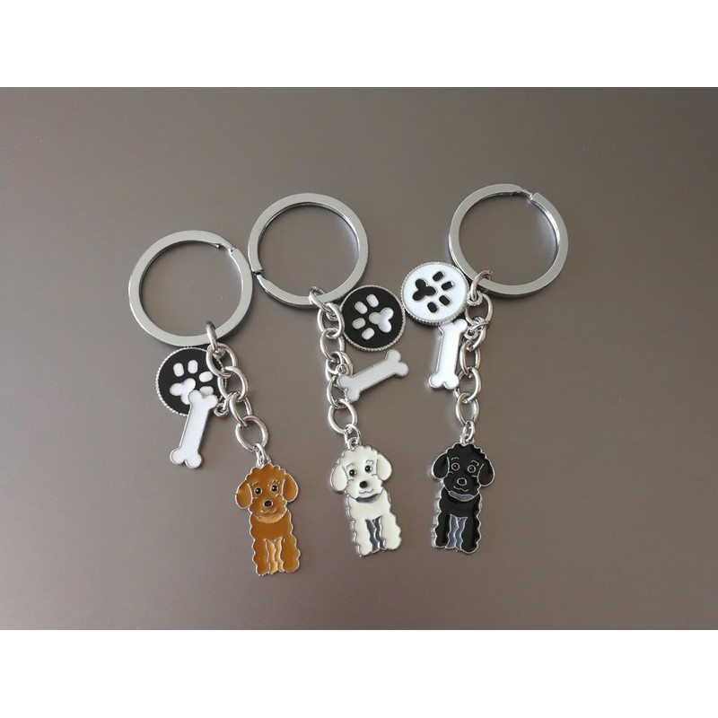 bbeart® Dog Keyring Keychain, Key Ring Made of Small Dog