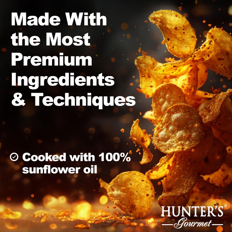 Hunter's Hand-Cut Chips | No Trans Fat | Made with