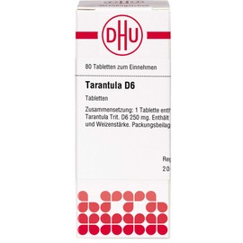 DHU Tarantula D6 Tablets, Pack of 80 Tablets
