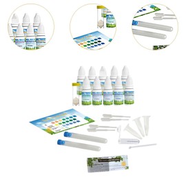Fenteer Soil Test Kit Soil Tester Easy to Use, PH Nitrogen Phosphorous Potassium, with Soil Sampling Spoon Test Tube for Garden, Lawn