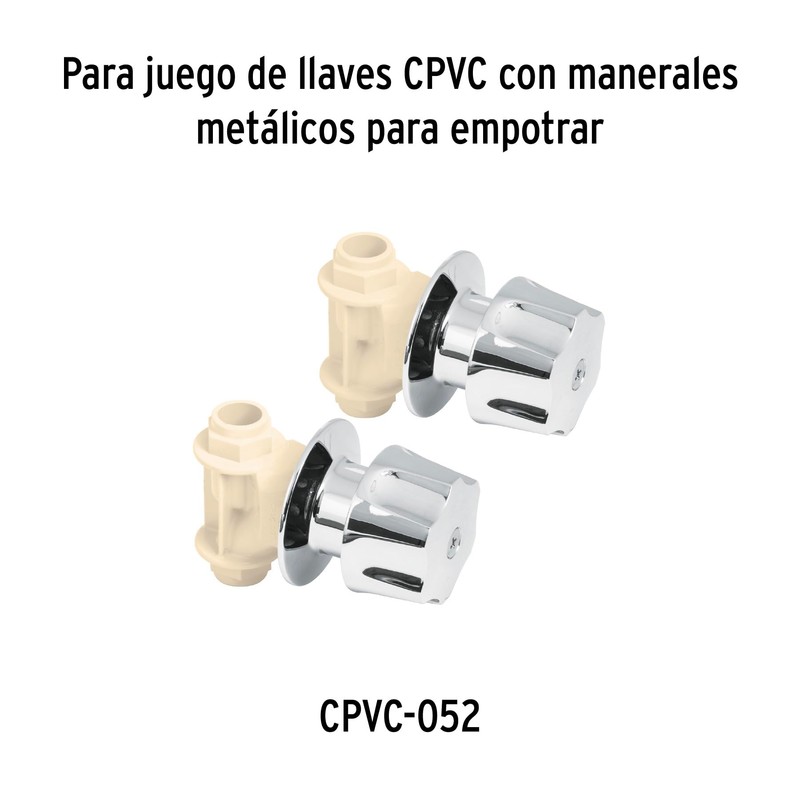 Foset CPVC-CARCE, Bolsa con 2 cartuchos cerámicos para llaves de