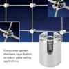 10Pcs Cross Cable Clamp Stainless Steel Wire Railing Clamp Fastener