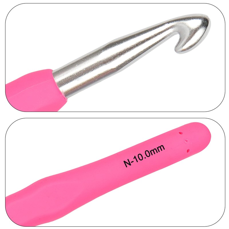 Coopay Crochet Hooks 10.0 mm, Pack of 2 Small Crochet
