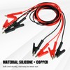 8PCS Silicone Alligator Clips 3.3 Ft, 14 Gauge 1500V 15A