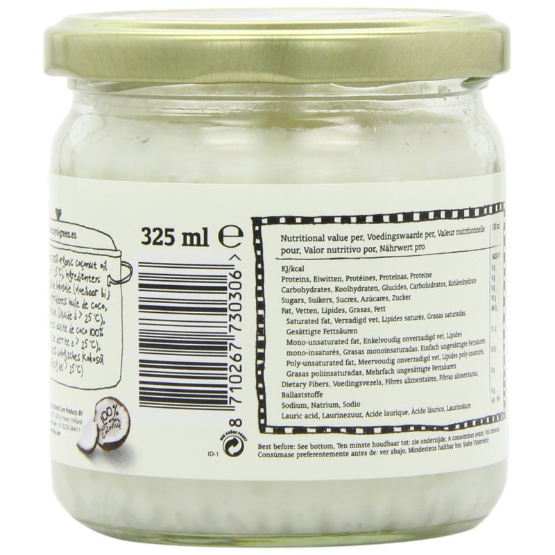 Natürliches Kokosöl Extra Virgin (325 ml) - Royal Green