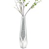 Artloge Mirror Floor Vase Crushed Diamond Silver Bling Centerpiece 33.6