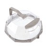 Microwave Splash Heating Cover PC Food Splatter Guard with Extension