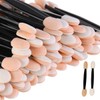 50PCS Eye Shadow Brush Sponge Applicator Disposable Double Head Eyeshadow
