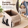 Center Console Pet Car Seat for Small Dogs & Cats