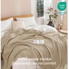 Talasily 100% Cotton Blanket Queen Size for Bed - Lightweight
