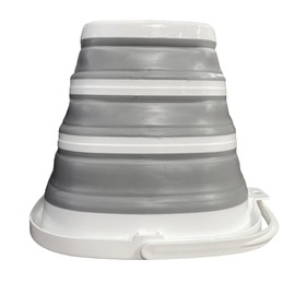 Southern Homewares Collapsible Bucket, Space-Saving, Durable, & Portable for Home, Outdoors, and Travel Use, Square