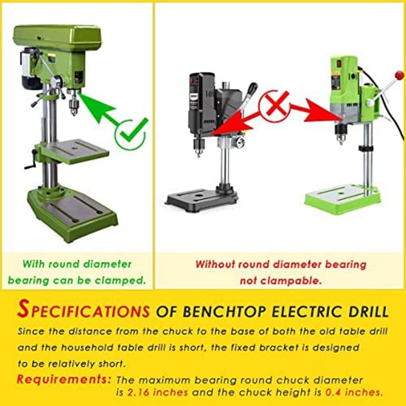 SILULCM Silver Square Hole Drill Bit Adapter for Installation and