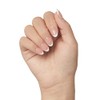 KISS Salon X-tend Glue On Decorated Nails, Nonsense, Light White,