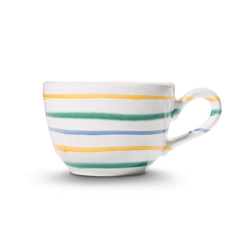 GMUNDNER KERAMIK Coffee Cup Smooth Capacity 0.19 Litres Colourful Flamed
