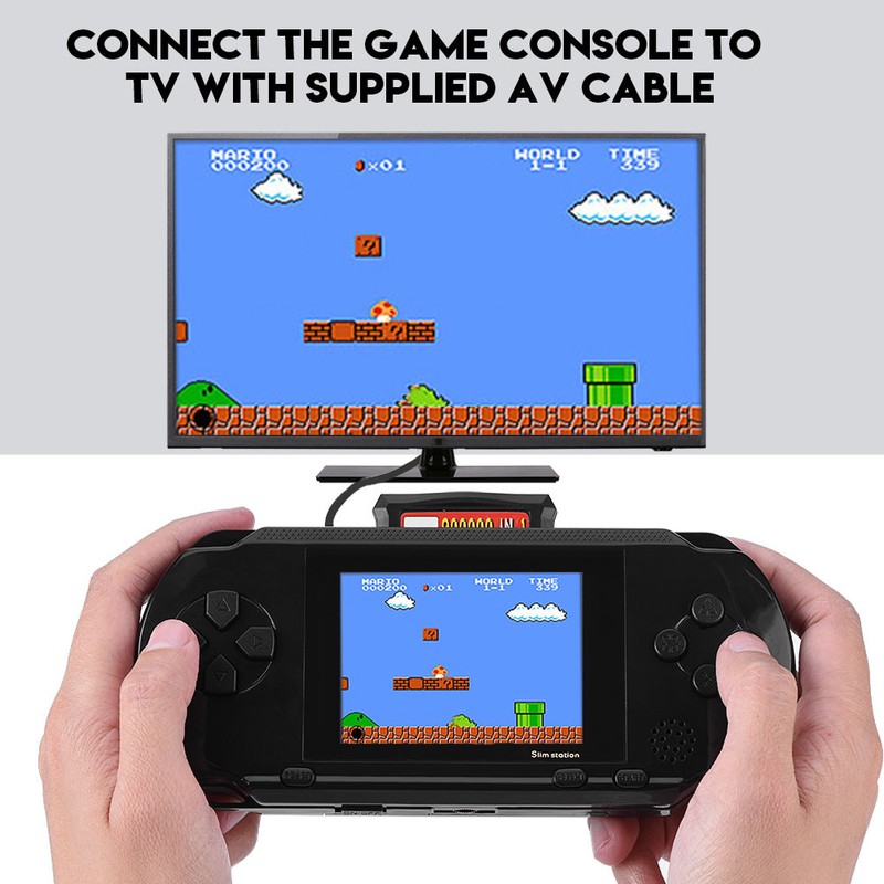 PXP3 Slim Station 16 Bit Portable Handheld Game Player Video