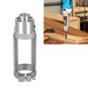 Square Hole Drill Bit Adapter, Aluminum Squarehole Fixed Bracket, Compatibility