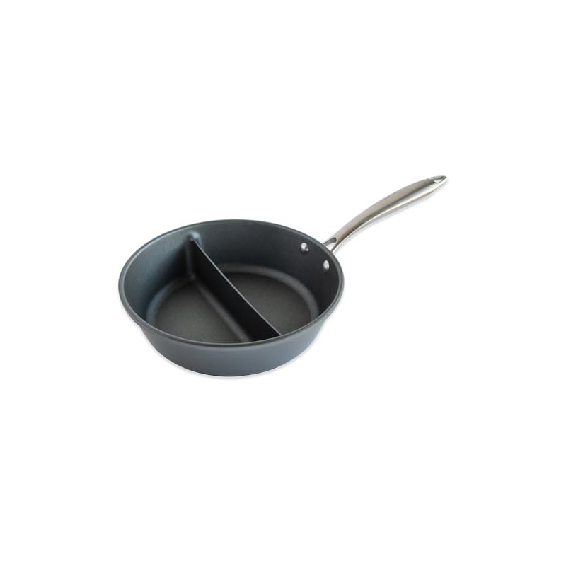 Nordic Ware 2-in-1 Divided Nonstick Saucepan - 10 inch diameter;
