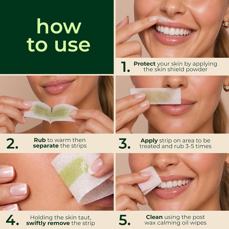 NAD's 20 Piece Facial Wax Strips