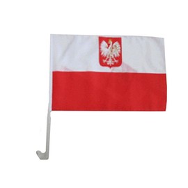 MWS 12x18 Poland Eagle Country Single Sided Car Vehicle 12"x18" Flag