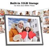 17" Digital Picture Frame Large-Digital-Photo-Frame - 32GB Dual-WiFi Electronic Frame