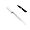 Quality Rollerball Pen with Crystals (White) Also Pen Pouch and