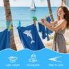 6 Pcs Beach Towel Clips for Beach Chairs, Plastic Large