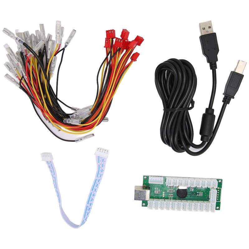 QM070921 Arcade Game Encoder with USB Cable Durable Zero Delay