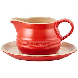 Chasseur 19330 La Cuisson Gravy Boat and Saucer, 450 ml Capacity, Red