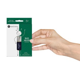 Roll On BAD MOOD | Serenidad ante Irritabilidad y Mal Humor | Aromaterapia Portable | Con Aceites Esenciales de Litsea, Albahaca, Limón y más.| Bienestar para llevar | 3 ml. Nativa5