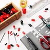 185 Pcs Rubber End Caps Screw Protective Caps Bolt Caps