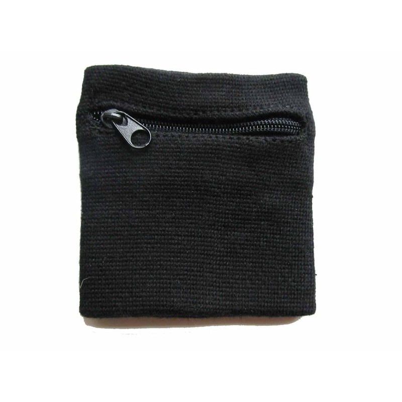 Miniblings Sweatband Pulse Warmer with Zip Squirrel Cat Animal Black,