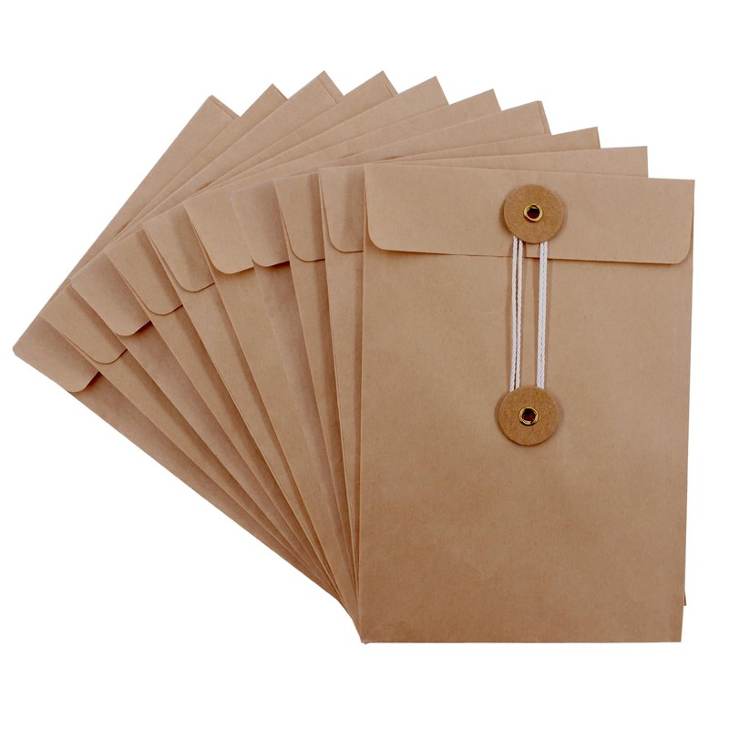 LOOLIPO - Japanese Paper Closure - 10 Envelopes - 16.2